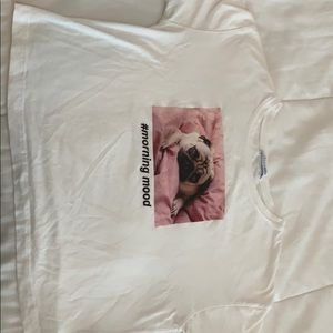 Printed crop t-shirt